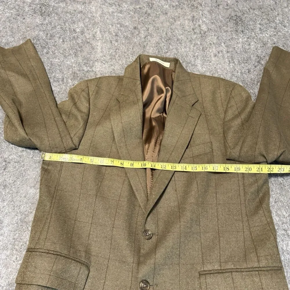 Vintage 90s Polo University Ralph Lauren Men's Jacket Size 41 Silk Wool Tweed